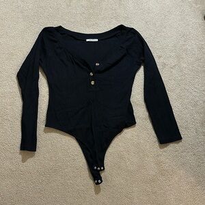 Reoria Longsleeve bodysuit Ribbed